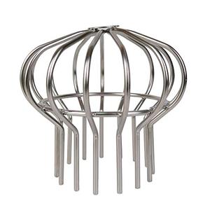 Baitaihem 304 Stainless Steel Drain Outdoor Roof Anti-Blocking Line Cap Drain Cover Gutter Protector Cleaner Gutter Cleaning Tool,4 inch