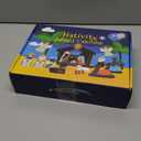 Nativity Advent Calendar 2025  24 Days Christmas Nativity Scene Set, 25-Piece Holiday Countdown Gift for Kids & Family