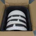 LE TAUCI Cereal bowls 26 oz, Ceramic Soup Bowl for Kitchen, Embossment Stoneware Bowl for Pho, Chip, Fruits, Salad, Noodle, Ramen, Suit For Housewarming - 6 Inch, Set of 4, Arctic white