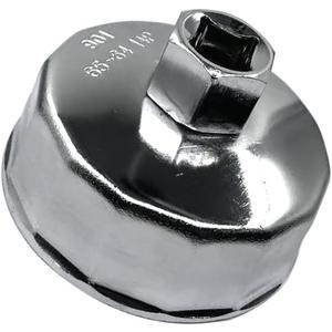 64-65mm/2.5Inches Oil Filter Wrench,14 Flutes Oil Filter Removal Tool for Wix 57356,15400-PLM-A02 for Honda Accord Acura Civic CRV,Nissan Sentra,Yamaha,Mazda,Motorcycle,Polaris,Indian Challenger(1PC)