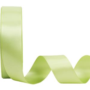 2 x LaRibbons 1 Inch 25 Yard Double Faced Satin Ribbon, Lime Green Satin Craft Fabric Ribbon for Gift Wrapping Floral Bouquets Wedding Party Decoration