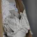 4 Pack Teepee Tent for Kids Slumber Party with Mattress,Fitted Sheet,Light String,Natural Cotton Washable Sleepover Tents for Girls Party Birthday Slumber Movie Night Supplies(White)