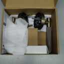 Asidrama 1 Pack Brushed Antique Brass Privacy Door Handles, Door Lever with Door Knobs Indoor for Bedroom or Bathroom, Heavy Duty Door Handles Interior with Locks for Left Right Sided Doors