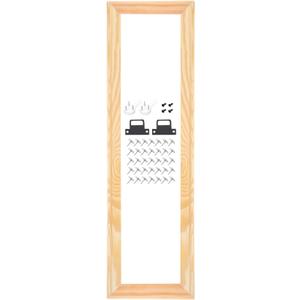 uxcell DIY Canvas Stretcher Bars, 20 x 6 Inch Canvas Frame Wooden Frames Kit Sturdy Stretcher Frames for Oil Paintings Prints Posters