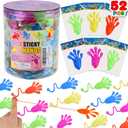 52 pcs Sticky Hands, Party Favors for Kids 4-8 8-12 Goodie Bag Stuffers Treasure Box Prizes Mini Stretchy Hands Fidget Toys Adults Party Supplies Birthday Gifts for Boys Girls Teens