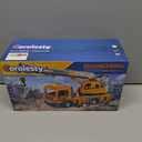 Large Crane Truck Toy with Extendable Crane Arm, Lights & Siren Sounds, Assemble & DIY Truck Engineering Vehicle Toy for Boys Girls Christmas Birthday Gifts Kids Toys for 3 4 5 6 7 8 Years Old