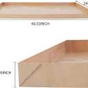 Disposable Guinea Pig Cage Liners, 48" x24 Large Liner Bag for Guinea Pig Cage Bottom, Water-Resistant Kraft Paper（25Pcs
