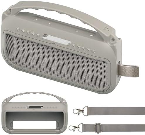 JCHPINE Silicone Cover Case for Bose SoundLink Flex Portable Bluetooth Speaker 2nd Gen, Protective Holder Accessories (Silicone case, Sandstone)