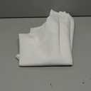 FOLINS&HOME White Round Tablecloth 60 Inch Waterproof Heavy Duty Wrinkle Free Polyester Fabric Table Cloth, Spillproof Washable Table Cover for Parties, Camping, Picnic, Banquet, Indoor and Outdoor