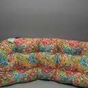 Indoor Outdoor Bench Cushion 45 x 18 Inch, Non-Slip Water Resistant Long Seat Pads, Tufted Loveseat Cushion for Patio Garden Furniture, Swing, Settee, Window, Wicker, Front Porch(Corinthian Dapple)