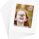 ZBEIVAN 16x20 White Picture Mats for 11x14 Pictures with Core Bevel Cut Frame Mattes - Pack of 12, 12 Pcs 16x20 for Photos 11x14