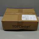 TOPDesign 48-Pack Economical 16"x15" Cotton Tote Bags, Lightweight Medium Reusable Grocery Shopping Cloth Bags, Suitable for DIY, Advertising, Promotion, Gift, Activity