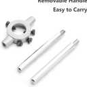 1-3/4 Inch/ 45mm Round Die Handle Wrench, Adjustable Die Wrench Handle, Heavy Duty Threading Die Handle (Metric, M16-M20)