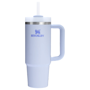 STANLEY Quencher H2.0 Tumbler with Handle and Straw 30 oz | Flowstate 3-Position Lid | Cup Holder Compatible for Travel | Insulated Stainless Steel Cup | BPA-Free | Fog, Dew Drop