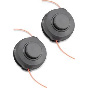 Trimmer Head Fit for Makita M8 X 1.25 LH 18V X2 LXT Lawn Mower, Bump & Feed Trimmer Head Replacement 198386-5, 2PCS