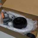 Fuel Transfer Pump with Auto Stop Sensor Overfill Protection,Kit with 4 Tank Adapter, 4AA Battery powered 3.2 GPM, Portable Gas Pump for Oil, Diesel, Gasoline (Orange/Black)