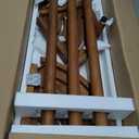 AquaTeak The Original Kai Corner Teak Bath Shelf - A. Corner Stand