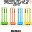 Reebok Cricket Stump Set with Bails, Heavy Base & Premium Carry Cover, Multicolors