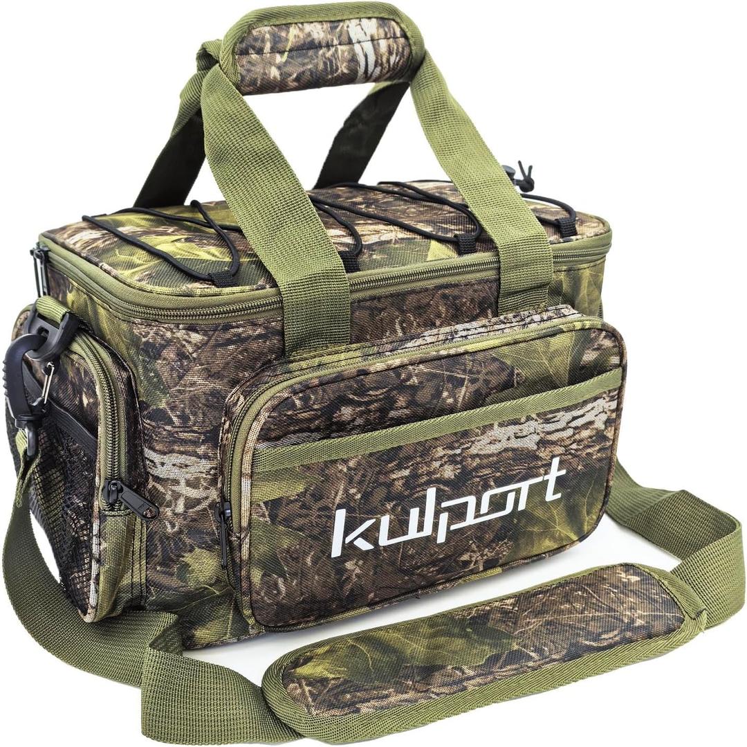 Fishing Tackle Bag - Non-Slip Shoulder Strap, Suitable for 3700/3600/3500 Tackle Box, Freshwater & Saltwater Fishing (Large)