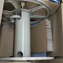 Liberty Garden 709 Steel Wall/Floor Mounted Hose Reel, Holds 200-Feet of 5/8-Inch Hose - Tan, 17.6 x 22 x 15