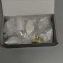 Amerdeco 10 Pack Gold Knurled Cabinet Knobs Kitchen Cabinet Handles for Drawer Dresser, Cupboard and Wardrobe ZH0036