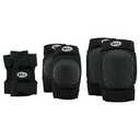 Bell Sports Adult Protective Gear Black, 4Piece Set, 14+