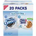 OREO Chocolate Sandwich Cookies & CHIPS AHOY! Chocolate Chip Cookies Gluten Free Cookies Variety Pack, 20 Snack Packs (EXP 07/14/26)
