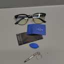 racico Computer Blue Light Blocking Glasses Blue Light Glasses Men Women, Anti Blu-Ray Clear Gaming Glasses Lenses