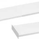Expandable Closet Shelves, Adjustable Metal Closet Organizers and Storage Shelves for Wardrobe, Kitchen Pantry, Shoe Rack, (2 Pack,W11.81 x L: 17 "to 31") (White)