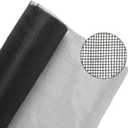 lesolar 48in x 100ft Glass Wool Screen Roll 1816 Meshes for Window/Patio/Replacement Door/Porch Screen, Black