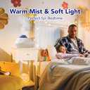 Vicks Warm Steam Vaporizer, Small to Medium Rooms, 1.5 Gallon Tank  Warm Mist Humidifier for Baby and Kids Rooms with Night Light, Works with Vicks VapoPads and VapoSteam