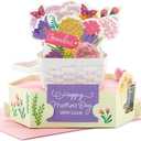 Hallmark Mothers Day Pop Up Card for Grandma (Displayable Basket of Flowers)