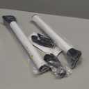 2 Pack Rerishom Door Security Bar, Door Stoppers Security bar,Heavy Duty Door Lock Security Door Jammer Door Stopper for Apartment, Hotel Room,Screen Door Hardware, Gate Lock Bar