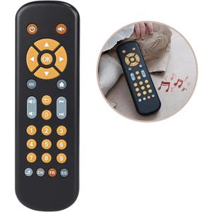 Nueplay Realistic Learning Controller with Light & Music  Interactive Educational Toy for Toddlers, Trilingual English/Spanish/French Number Learning & Pretend Remote Play for Kids Ages 1-3,Black