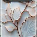 LUMARKE for iPhone 17 Pro Case Cute,Aesthetic Vintage Wildflower Leaf Hard Shell,Compatible with Magsafe,Trendy Unique Cool Retro Floral Protective Slim Silicone Phone Cover for Women Girls (Elegant Leaf Veins)