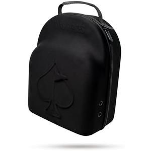 Pins & Aces Hat Caddie - Premium Travel Case - Hard Shell, Holds 6 Hats - Ventilation, Easy Grab Handle