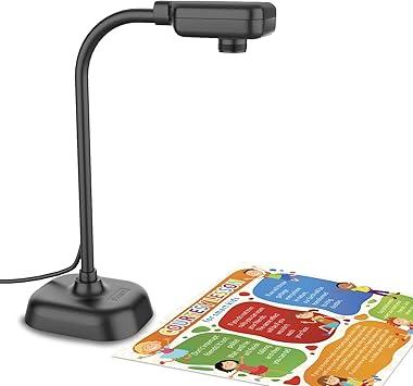 Document Camera for Teachers and Classroom, Gawervan USB Webcam/Doc Camera Built-in Mic— Mac OS, Windows, Chromebook Compatible for Live Demo, Web Conferencing, Distance Learning, Remote Teaching