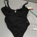 Popilush Shapewear Bodysuits for Women - Tummy Control Body Suits for Womens Deep V Corset Tops Thong Concert Outfits (Small, Black)