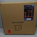 Dazzle Bright Set of 3 Lighted Spiral Christmas Tree, 3/4/6 FT 290 Count Collapsible Tree with 7" Star Topper, Christmas Decoration for Indoor Outdoor Xmas Patio Wedding Decor (Multi-Color) (Multi-colored)