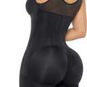 YIANNA Overbust Fajas Colombianas Shapewear for Women Tummy Control Body Shaper Girdles Post Surgery Compression Garment