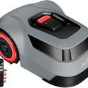 MGC500 Robot Lawn Mower with 393ft Boundary Wires for 0.12 Acre (1/8 Acre), 45 Slope, 70Mins Runtime, Auto Recharge, Automatic Robotic Lawn Mower w/Precise Location & Breakpoint Detection