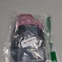 2PCS Silk Bonnet for Women, Satin Bonnet for Sleeping, Large Sleep Cap with Elastic Tie Band for Curly Hair (Bean Paste Pink+Black)