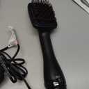 REVLON One-Step Hair Dryer and Styler, All-in-One Detangling and Straightener Brush for Salon-Quality Smooth, Straight Hair, More Shine and Less Frizz, Black (1 Count (Pack of 1))