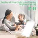 Light Therapy Lamp, 15000 Lx Sun Lamp,3 Color Temperature, 5 Levels of Adjustable Brightness and Timer Function Light Lamp, Touch Control, Rotatable Stand, Memory Function, Home/Office Use