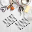 Cream Horn Molds Stainless Steel, Cannoli Tubes Kit Pack of 20 Baking Cones Pastry Roll Horn Croissant Mold with Brush
