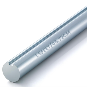 Hicarer 1 Pcs 1 in Round Keyed Shafting Keyed Shaft, Keyway: 1/4" x 9/64", 1.5ft Length, 1045 Carbon Steel