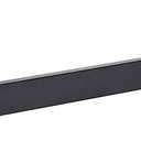 TASTOS 23.6 Inch Black Single Towel Bar Rack, SUS 304 Stainless Steel Bathroom Towel Bar Heavy Duty Towel Holder Kitchen Towel Rod, Wall Mount with Screws Towel Bar Rod Matte Black Finish