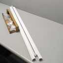 Curtain Track, 9.8ft Ceiling Curtain Track, Aluminium Ceiling Track for Curtains, Room Divider Curtain Rods, Curtain Track Ceiling Mount, Curtain Rail Set with Roller Hooks (9.8ft Curtain Track)