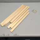 Cyauatt 2 Set 16"x20"Canvas Stretcher Bars, DIY Wood Canvas Frames Kit, Wooden Art Frames, Wood Stretching Bars for Gallery Wrap Oil Painting Posters and Canvas Arts (16"x20")