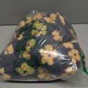 GOTHPICKUS Womens Floral Fleece Sherpa Jacket Half Zip Up Fuzzy Oversize Pullover Sweatshirt Cozy Y2K Faux Fur Trendy Jackets (Black,Large)